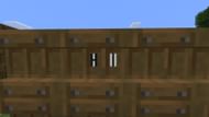 Use shelves in Minecraft to place lettering and create engaging signboards or hoardings (Image via Sportskeeda Gaming || Mojang Studios)